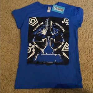 nerd block legend of zelda shirt blue NWT